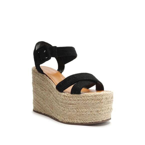 Schutz Blisse Nubuck Sandal - Picture 1 of 6